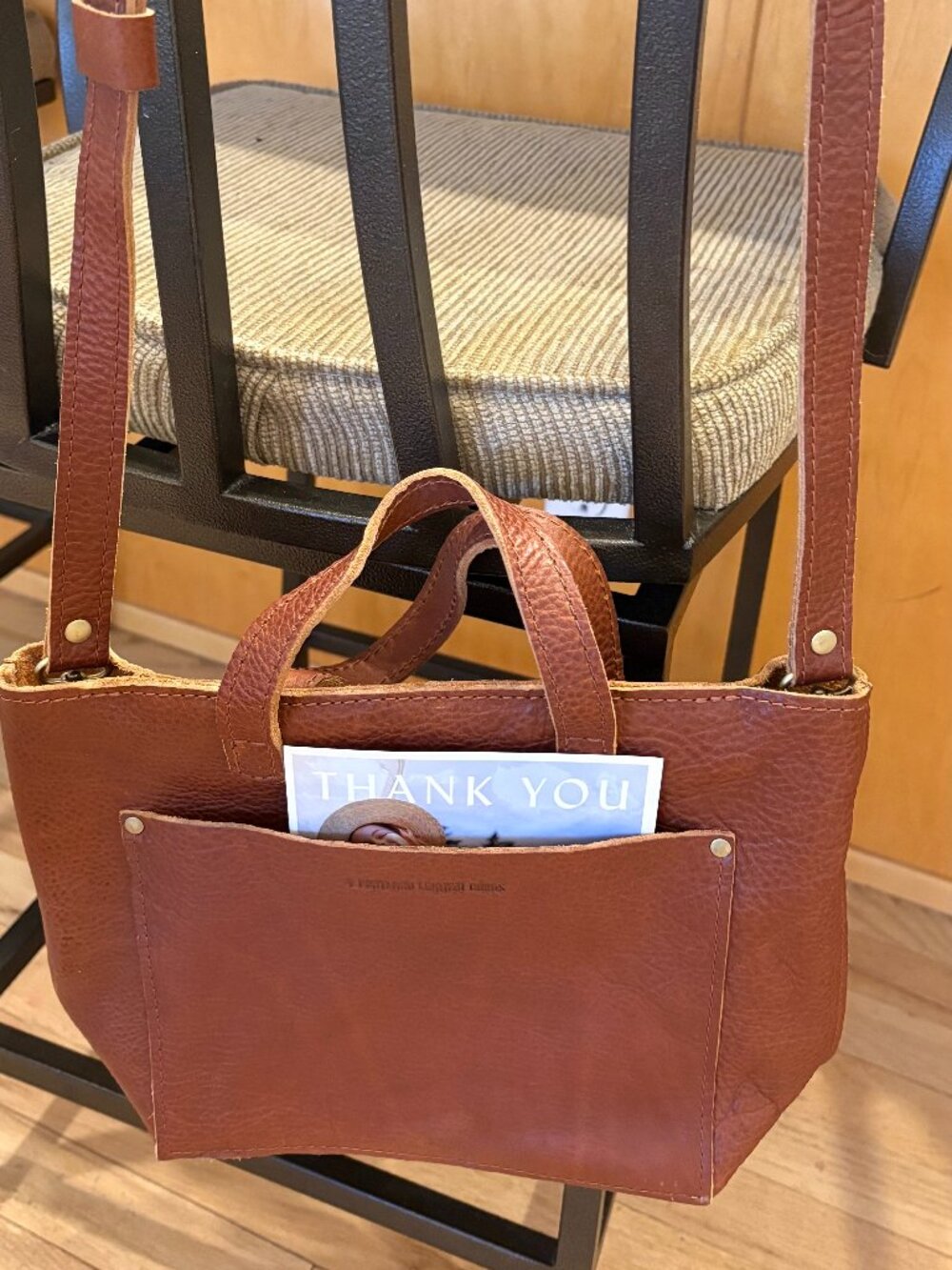 Portland Leather Classic Shoulder Bag – Full‑Grain Leather (Brand New) Classic - Picture 2 of 12